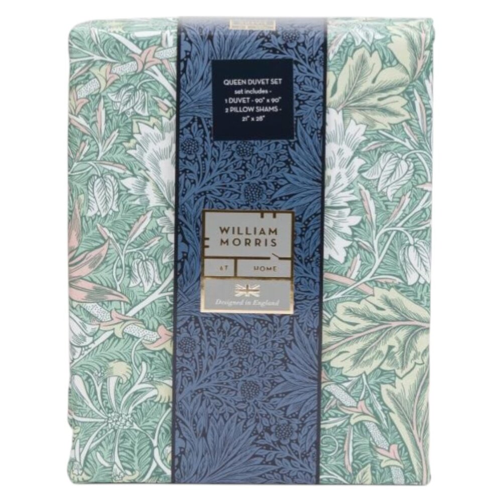 WILLIAM MORRIS Floral Print Duvet Set